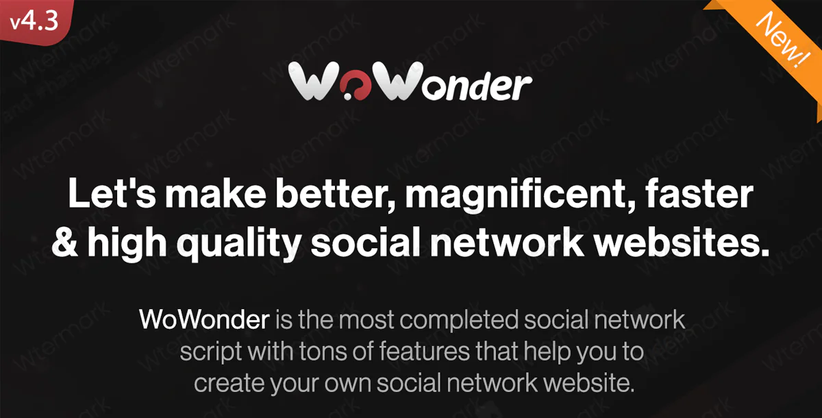 WoWonder - The Ultimate PHP Social Network Platform 4.3.3